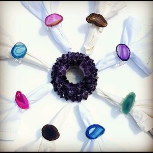Lucite Napkin Rings